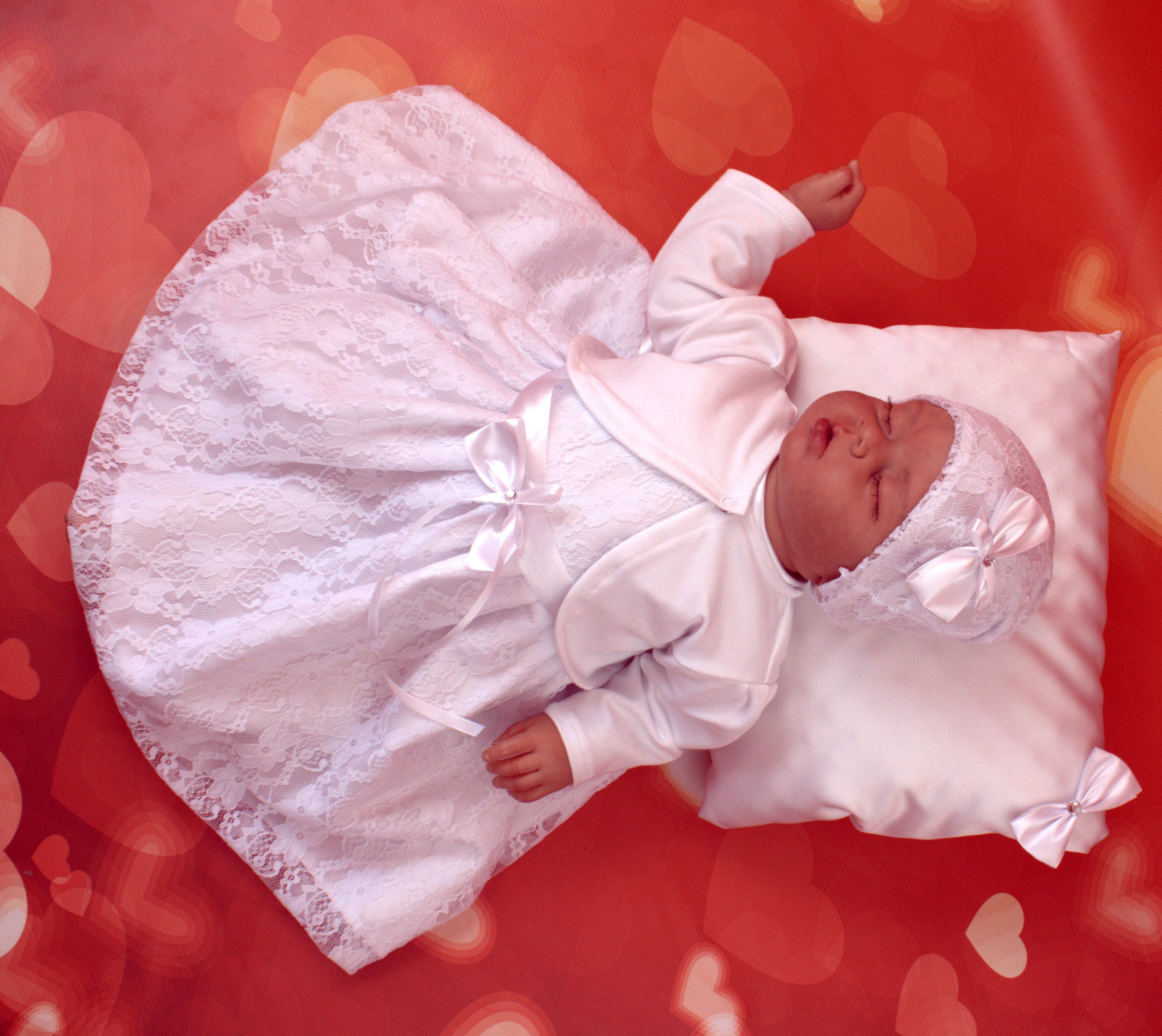 ZOSIA KORONKA Komplet do Chrztu WIOSNA LATO 74/80 Rozmiar 74