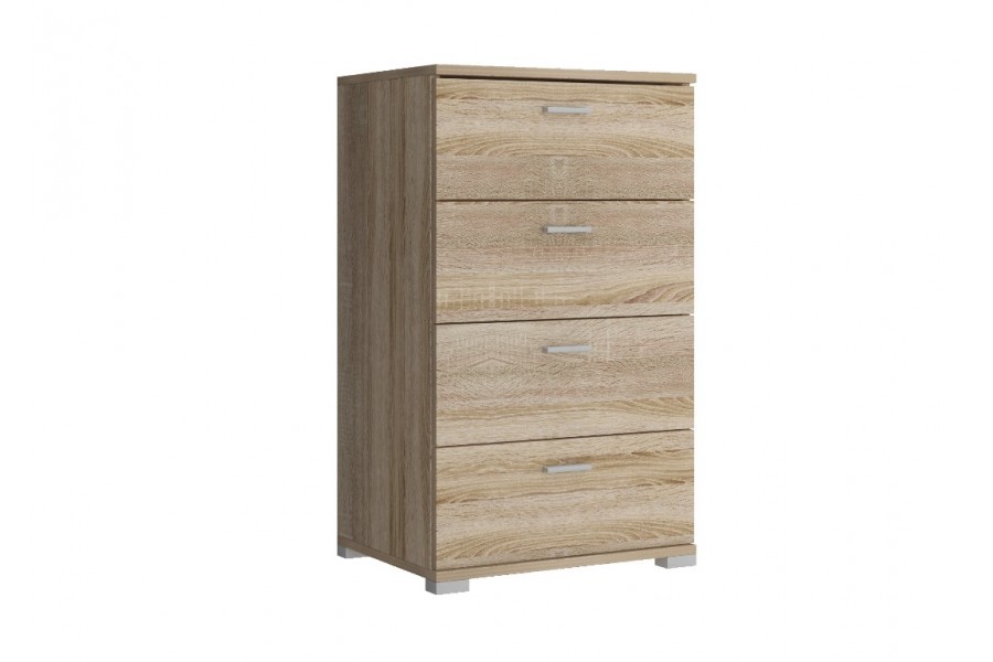 Komoda Szafka Grafit 50 cm Pojemna 4 Szuflady Marka Multi Meble