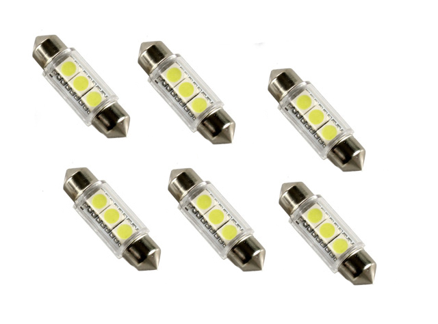 ŻARÓWKA SAMOCHODOWA C5W 3 SMD LED 12V RURKOWA 41MM Producent Carmotion