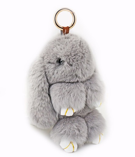 

Brelok Królik Futrzany Rabit Pompon Króliczek 2018