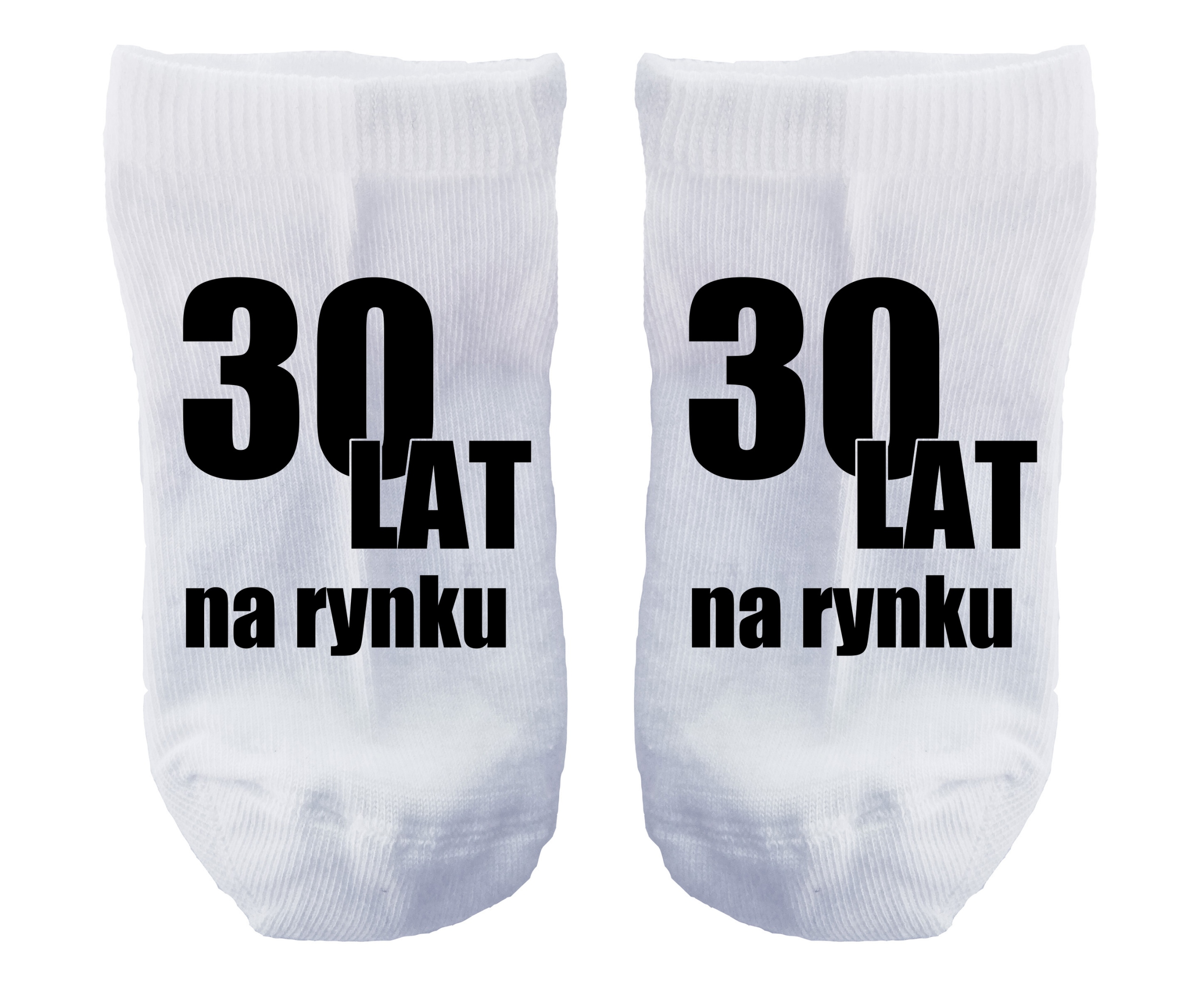 

Skarpetki 30 lat na rynku urodziny Prezent r.44