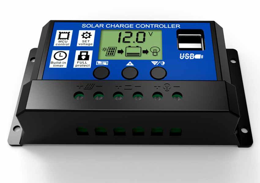 

Regulator ładowania 30A Pwm solar 12V 24V LCD Usb