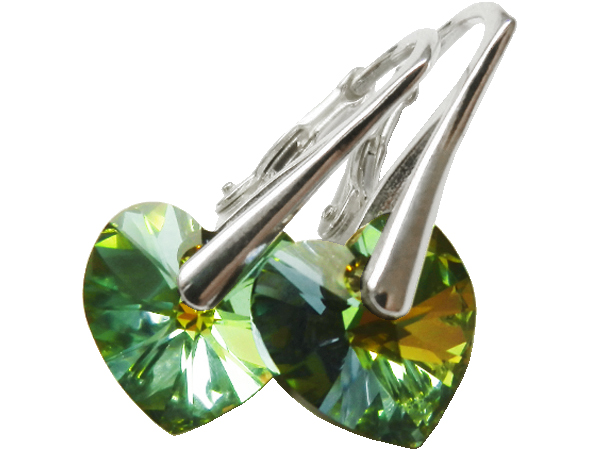 

Kolczyki Swarovski Serce Heart 10mm Sahara