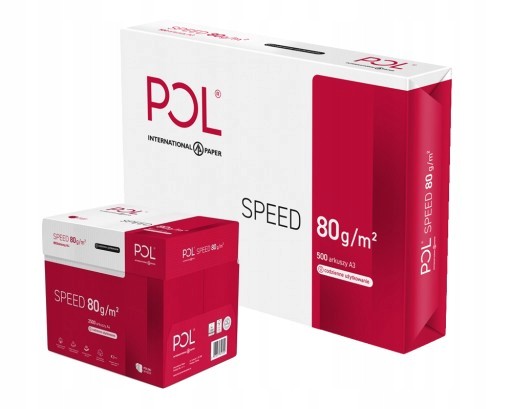 

Papier ksero ryza A4 Polspeed 80g 500ark Fv!