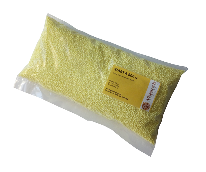 

Siarka Granulowana odkażanie uli 0,5 kg pasieka ul