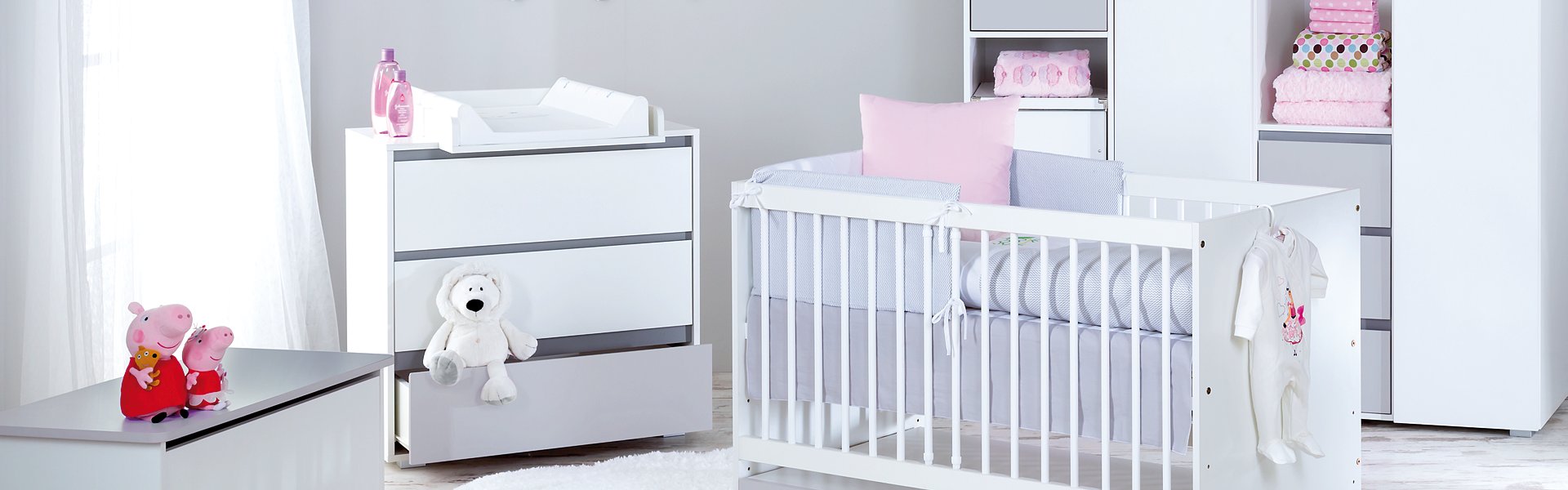 KLUPŚ SZAFA TRZYSEGMENTOWA DALIA GREY Kolor inny