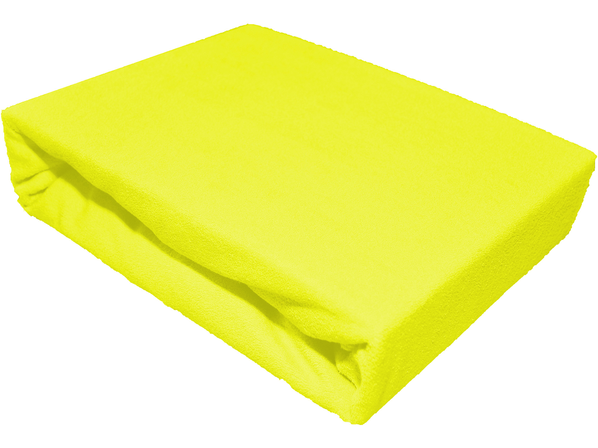 

Prześcieradło frotte z gumką 180x200 cytrynowe