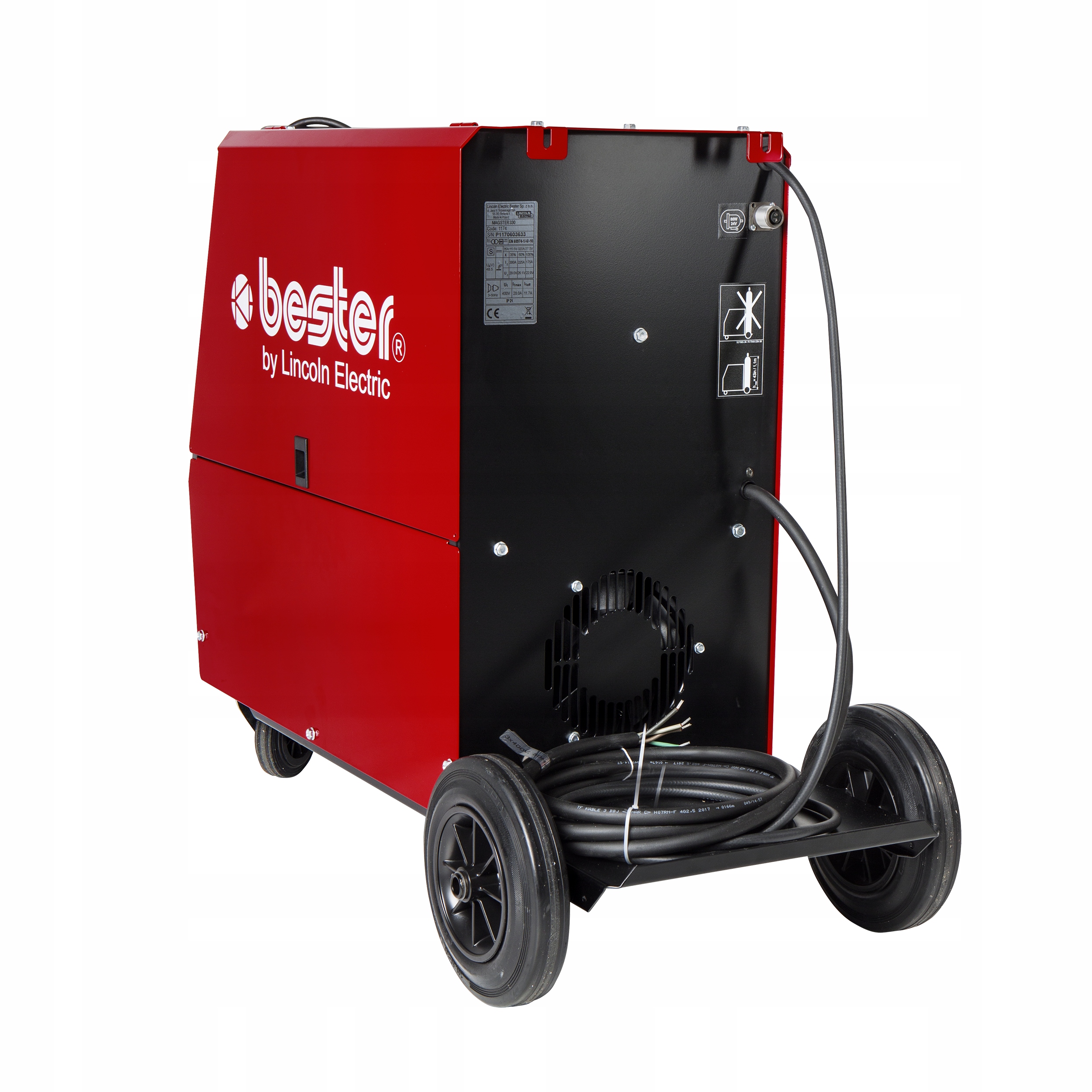 SPAWARKA MIGOMAT BESTER MAGSTER 330 4X4 Welding Range 35320 A