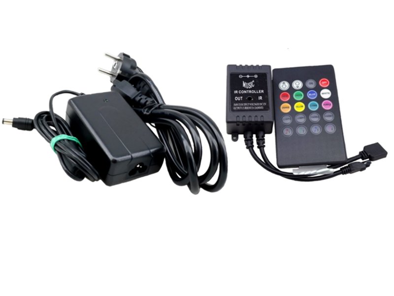 ZESTAW LED RGB 300 SMD 5050 IP65 MUZYCZNY DISCO 5m Marka Led rigid