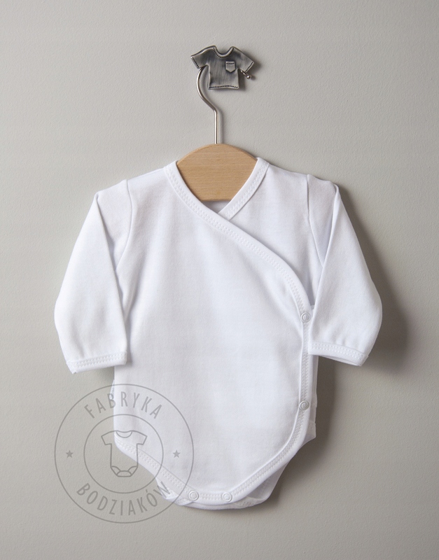 BODY BIAŁE DŁUGI rękaw 56 rozpinane KOPERTOWE Marka Inna marka