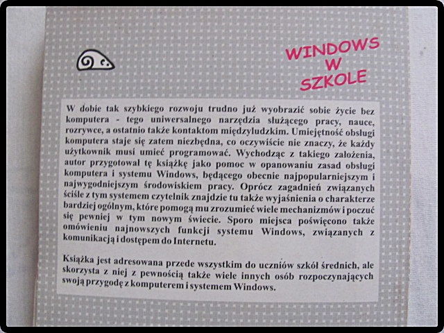 Windows w szkole - Bogdan Krzymowski, wyd. Help Nośnik książka papierowa