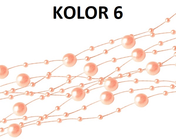 GIRLANDA PERŁOWA 1,3 M GIRLANDY PERŁOWE 20 x KOLOR Rodzaj Inny rodzaj