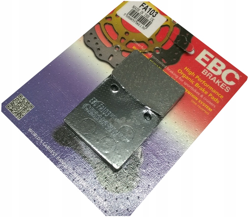 

Klocki Przód Ebc FA103 Suzuki GZ125 Marauder 98-09