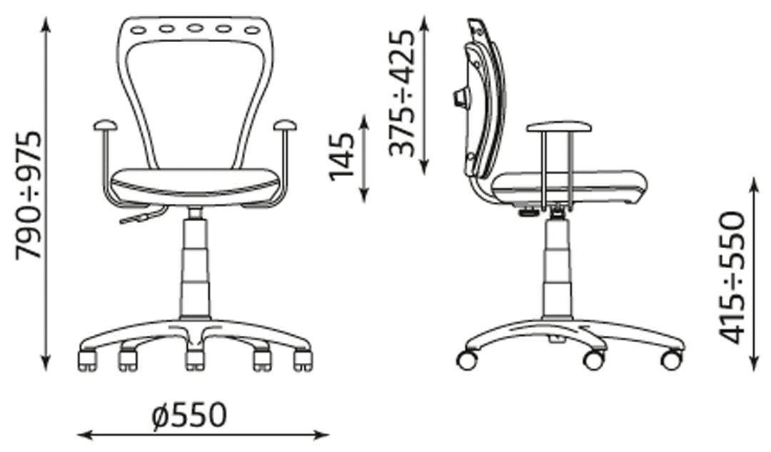 KRZESŁO MINISTYLE DZIECIĘCE OBROTOWE CARTOONS Marka Nowy Styl