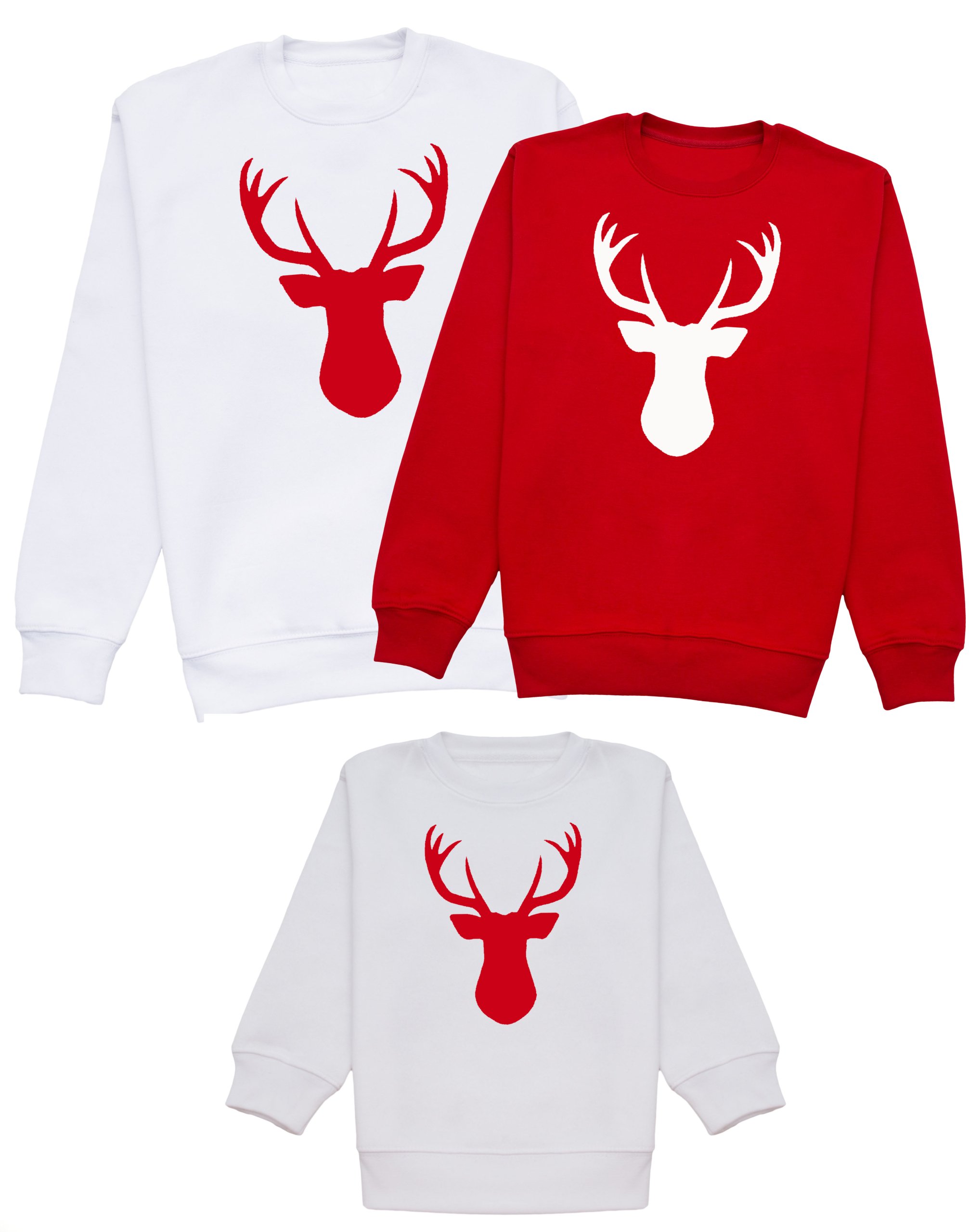 Vánoční Mikiny pro rodinu k svátku Sobů