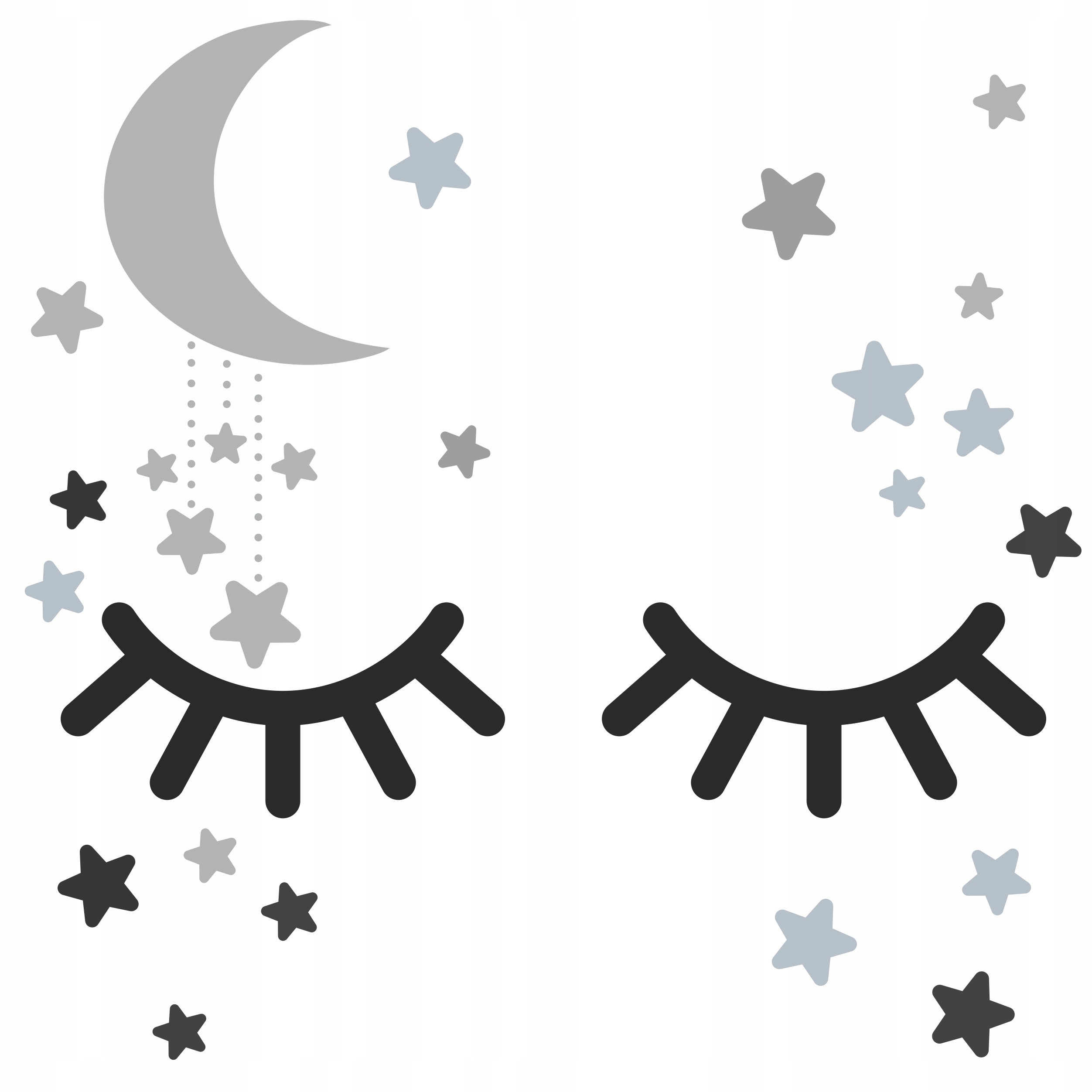 

Naklejki Na Ścianę Oczy Sleepy Eye Gwiazdki 160