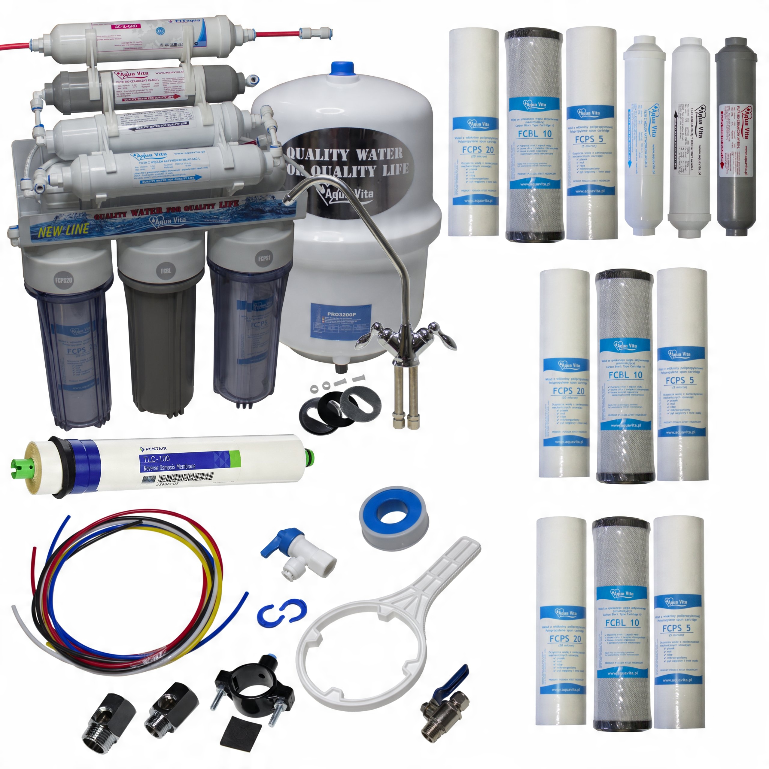 

RO8 Filtr Wody Aqua Vita Osmoza Strukturyzator Ro