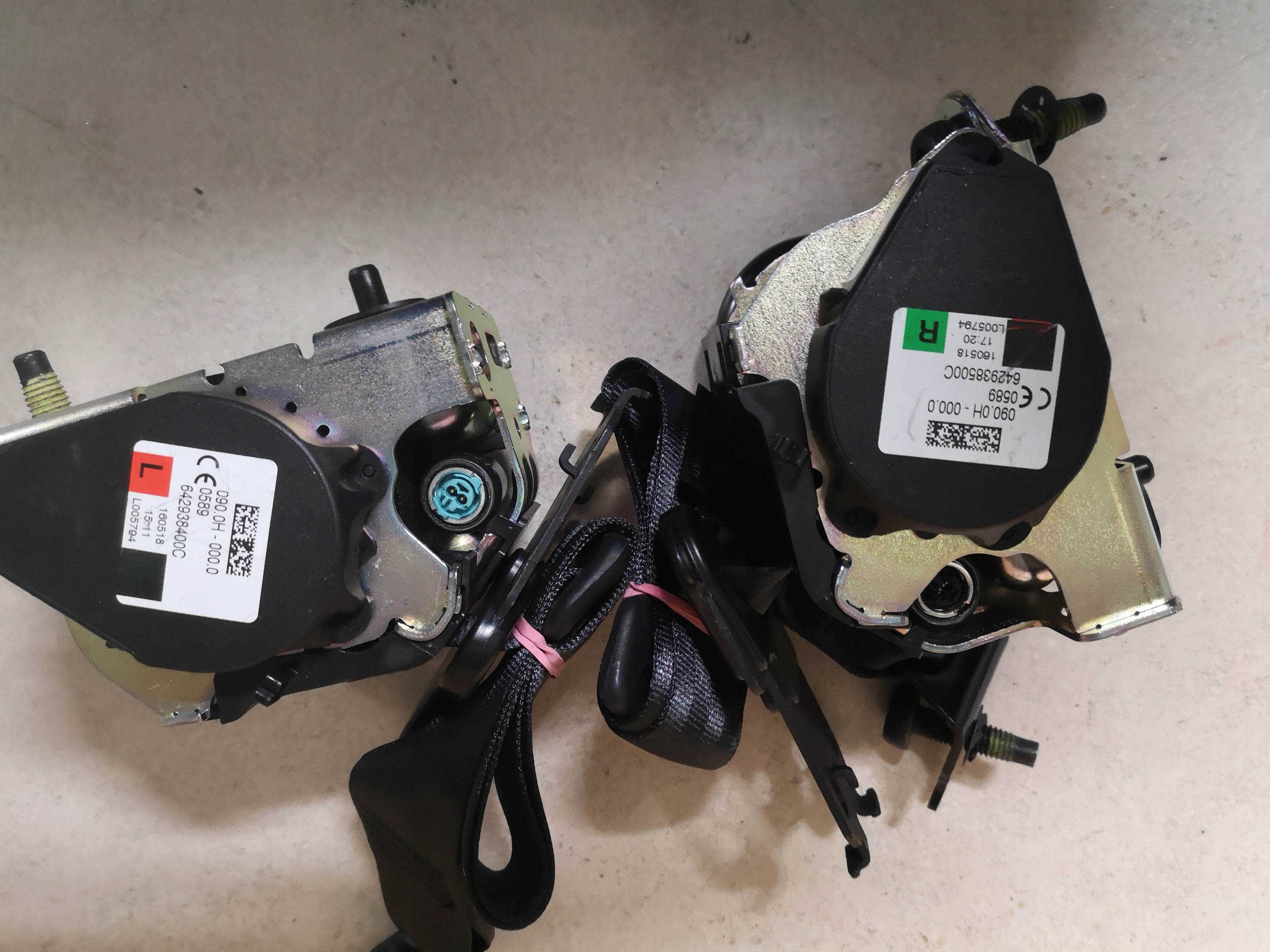 JX7B-N611B68-AEW - FORD FOCUS MK4 РЕМІНЬ БЕЗПЕКИ AIRBAG