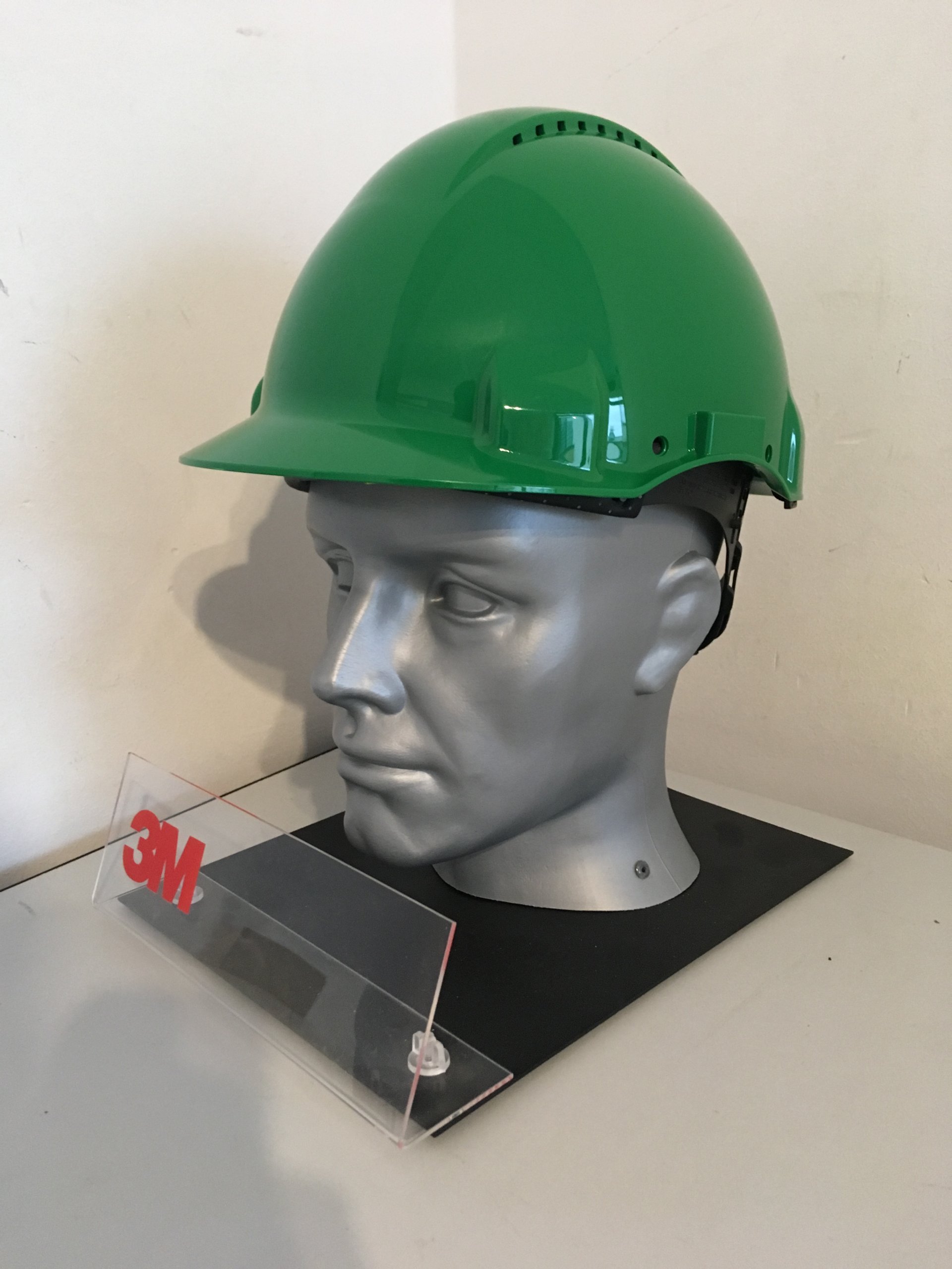 HEŁM OCHRONNY KASK BUDOWLANY 3M REG ŚRUB. ZIELONY Marka 3M