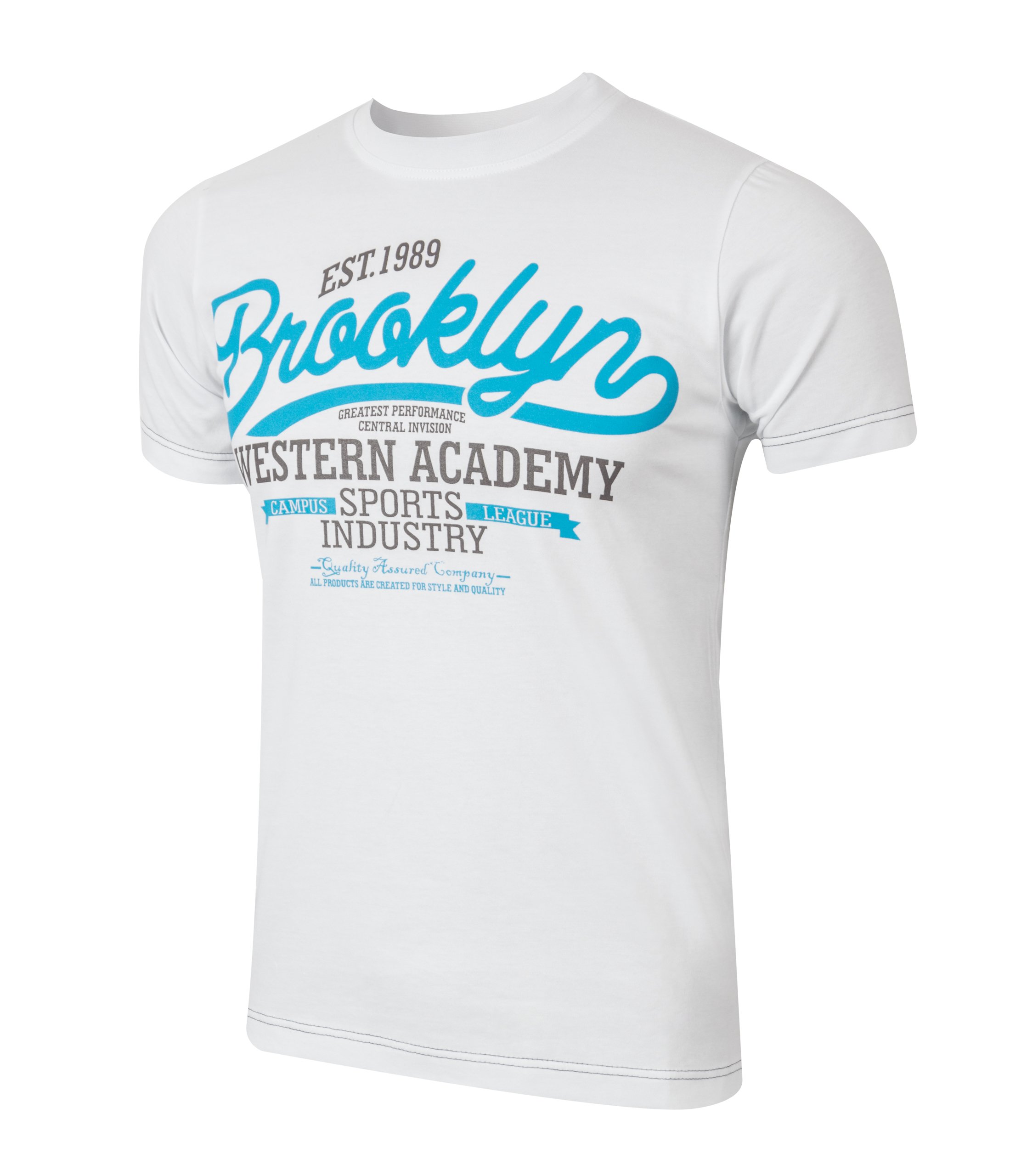 

T-shirt Koszulka Koszulki Męskie KM03 r XL biały