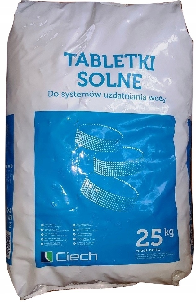 

Tabletka solna tabletki prod. Ciech 25kg
