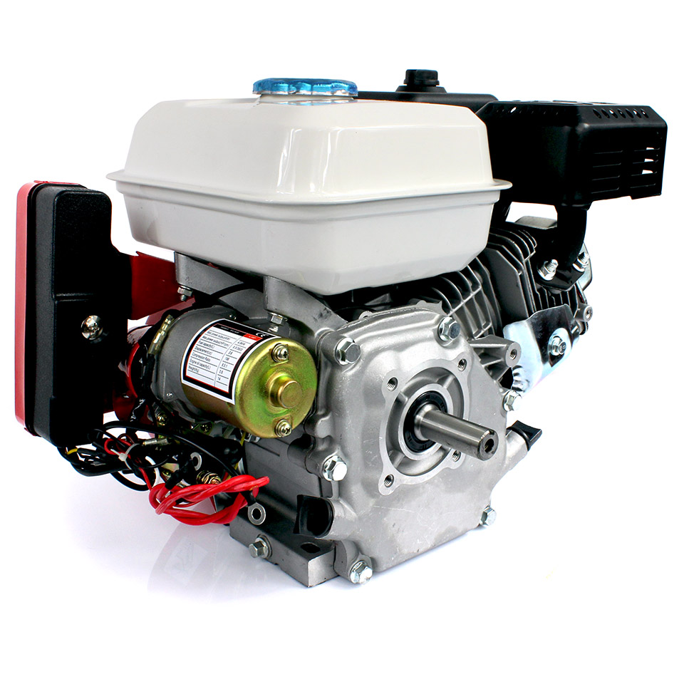 SILNIK SPALINOWY WAŁ 20mm 6,5KM ROZRUCH Z KLUCZYKA Wysokość produktu 37 cm