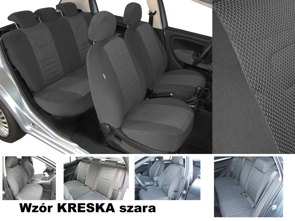 VW Touran II 5m POKROWCE NA FOTELE SAMOCHODOWE Kolor beżowy