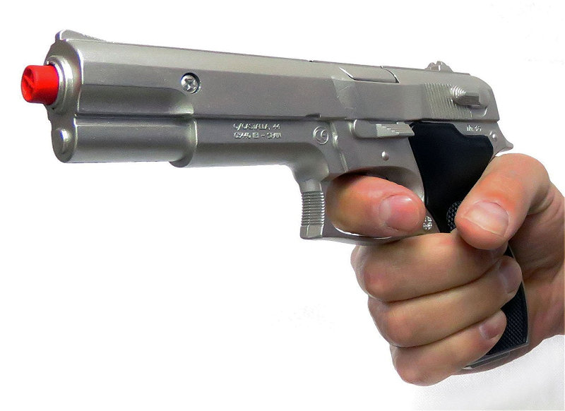 METALOWY PISTOLET na Kapiszony GONHER 45/0 - KRK Bohater brak