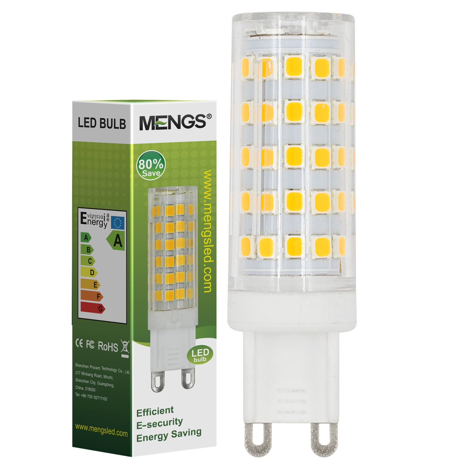 LED žiarovka G9 10W=80W biela teplá