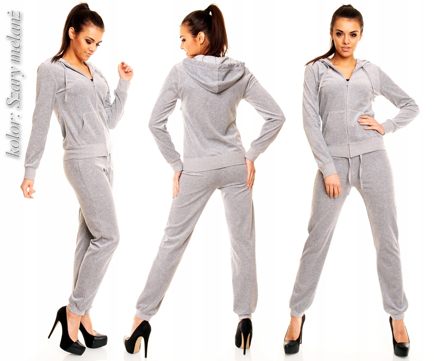 DRESY WELUROWE 8 KOLORÓW dres welurowy ŚLIWKA S Marka Atlantex