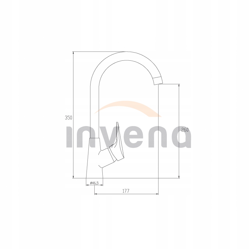 INVENA BATERIA KUCHENNA VERSO RUCHOMA WYLEWKA EAN (GTIN) 5907798786602