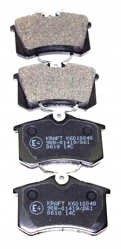 KLOCKI HAMULCOWE TYŁ CITROEN C2 2003-... 1.1 1.4 Strona zabudowy tył