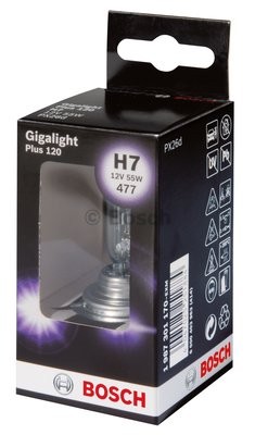 

Bosch Żarówka Xenon H7 Gigalight +120% 12V 55W 1SZ