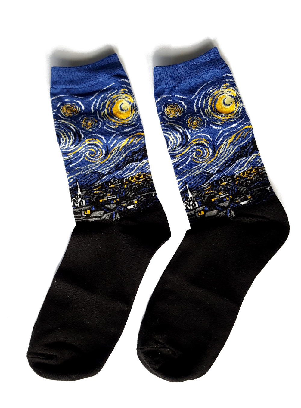 

Skarpetki Tkane Obrazy Gwieździ Noc Van Gogh 39-45