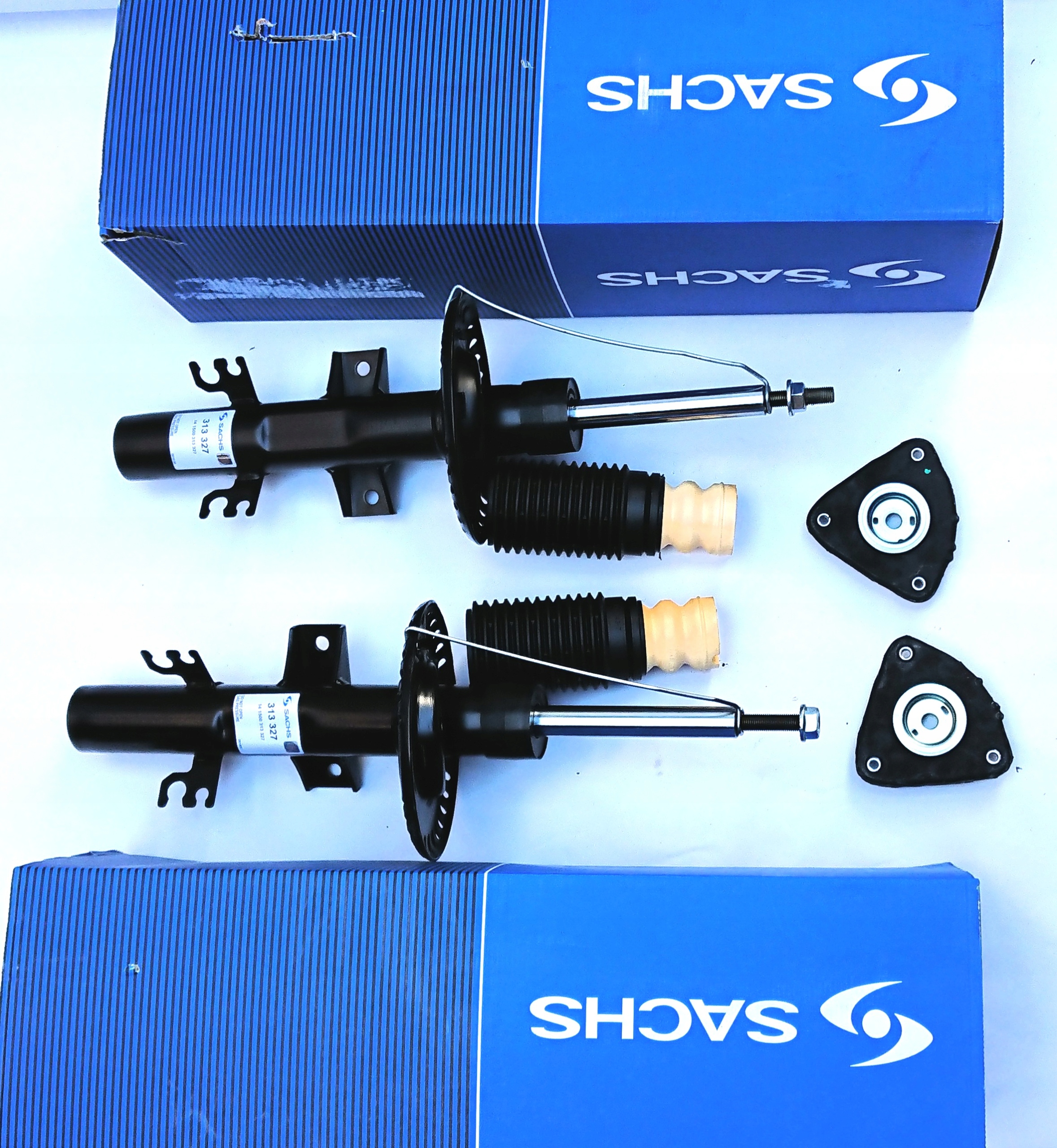 

2X Sachs Amortyzatory Przód Mazda 3 Osłony+ Podusz