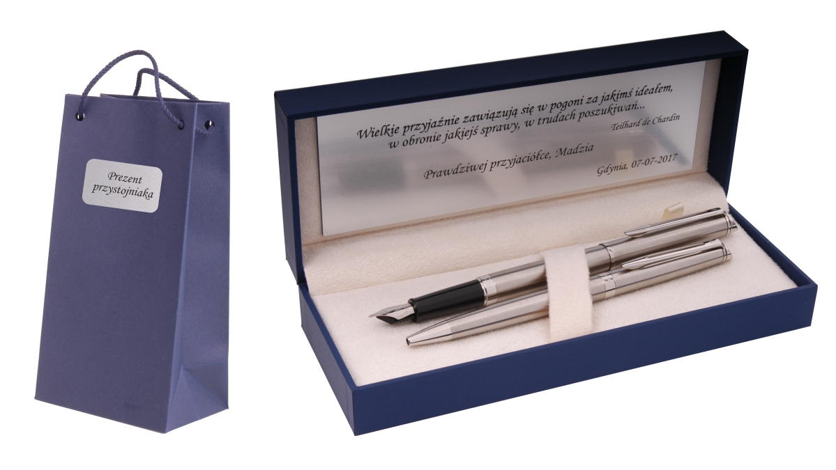 Waterman pióro długopis Hemisphere tabliczk Grawer