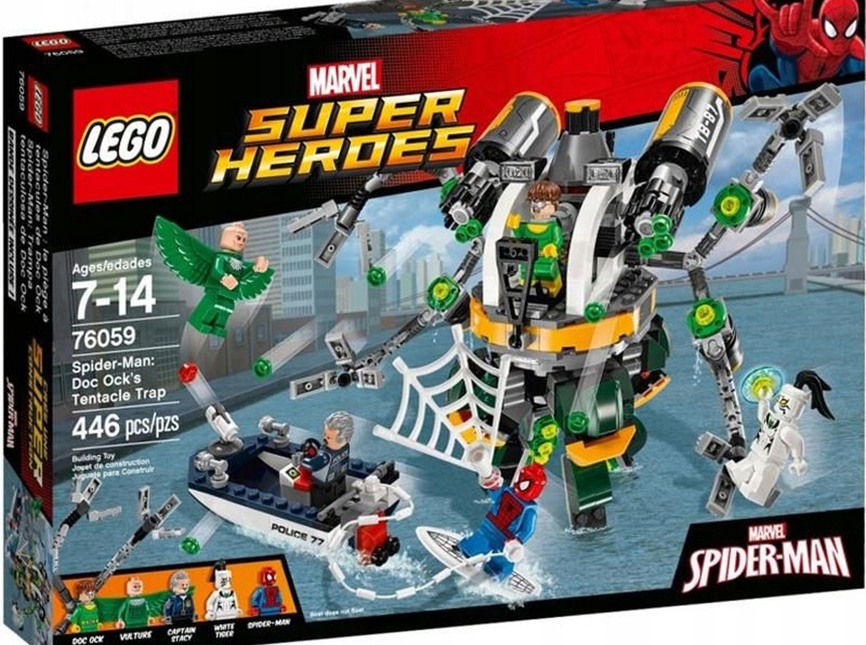 Lego 76059 @@ CSÁPOS CSAPDA @@ Pókember + Ock