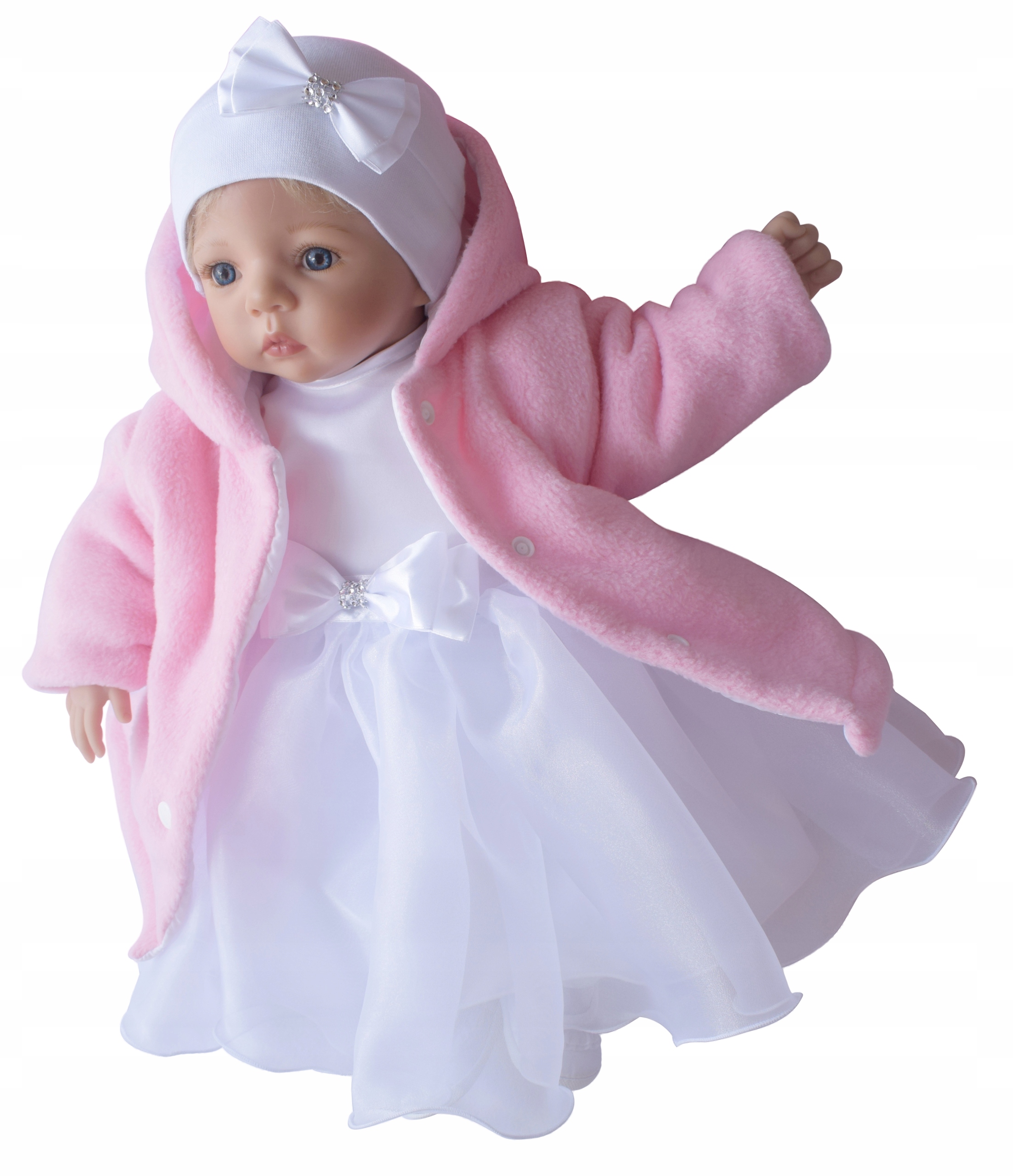 3CZ UBRANKO do chrztu KOMPLET R.68 JESIEŃ Płeć Dziewczynki