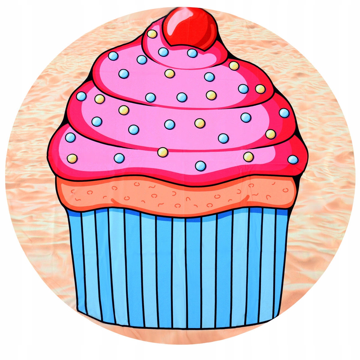 

Duży Ręcznik Plażowy Szybkoschnący 150 CM Muffin