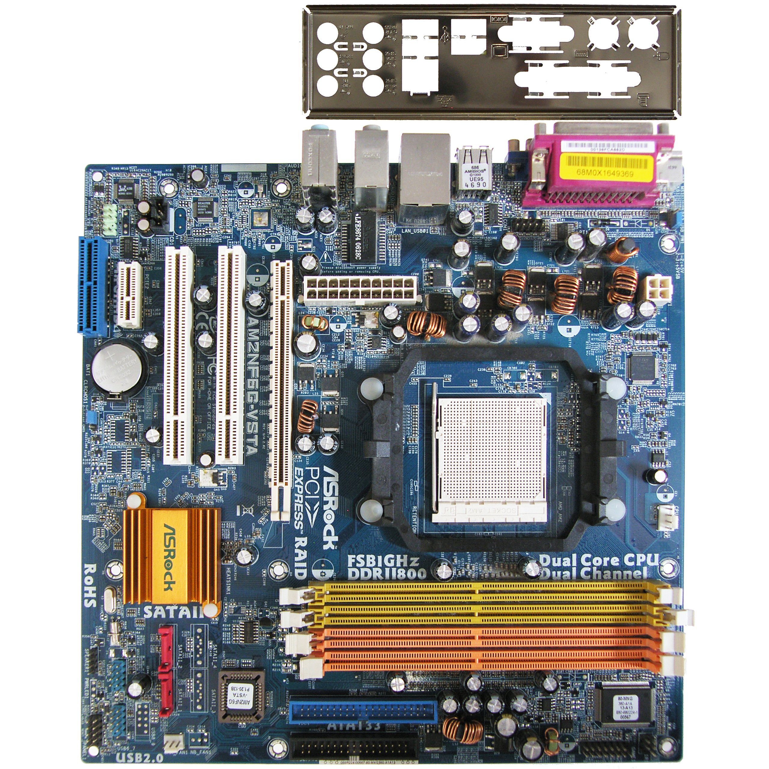 AM2 ASROCK AM2NF6G-VSTA 2.02 173% OK 4jQ w Żórawina - Sklep, Opinie ...