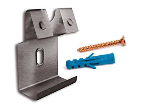 KLIPS MONTAŻOWY LISTWA PRZYPODŁOGOWA BIAŁA KLAMRA