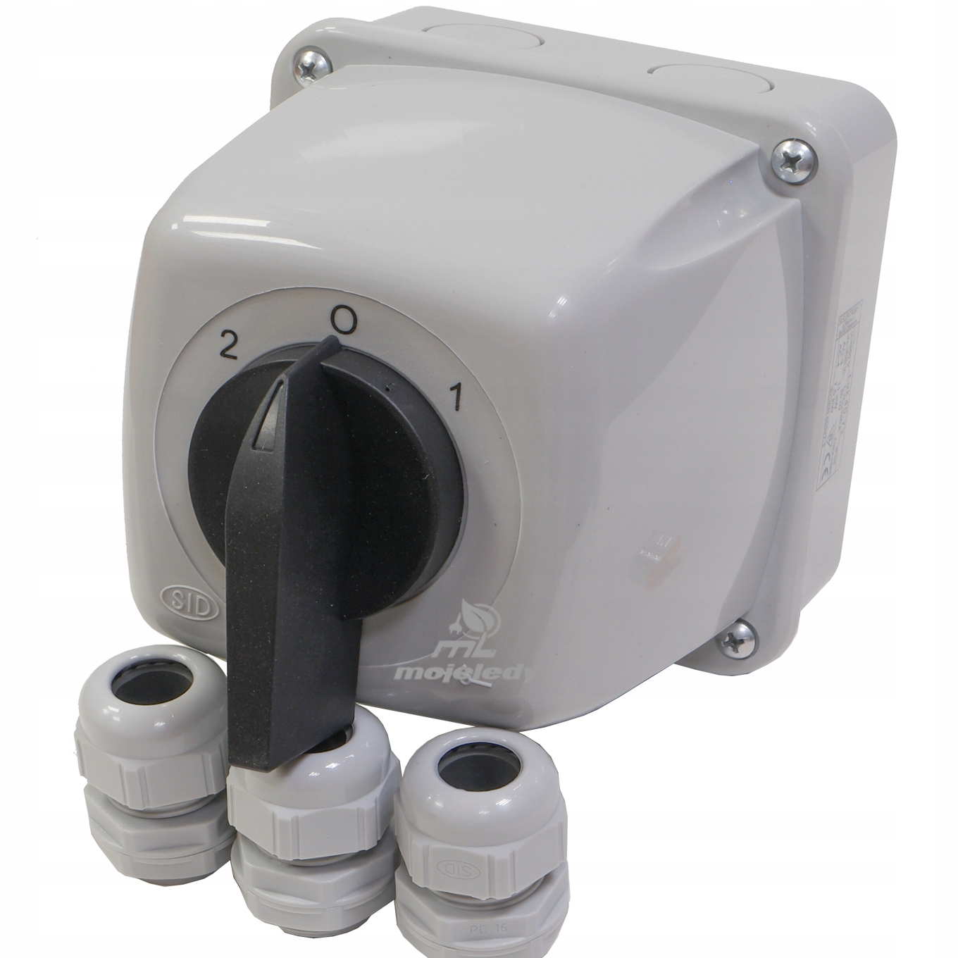 Przełącznik zasilania sieć agregat 40A w obudowie Kod producenta Łuk 40-73 924073