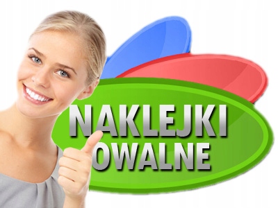 

Naklejki Foliowe Owalne etykiety samoprz. ArtComp