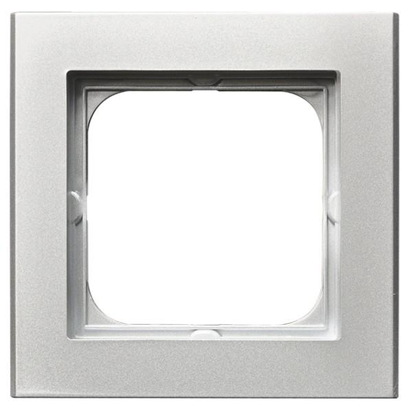 OSPEL SONATA ramka pojedyncza R-1R /38 SREBRNY MAT