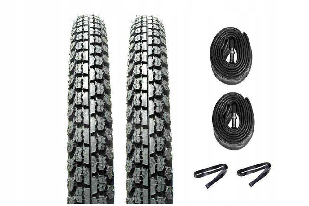 

2 x Opona 18 X 2.75 Mitas H-03 H03 Wsk Shl Mz Dętk