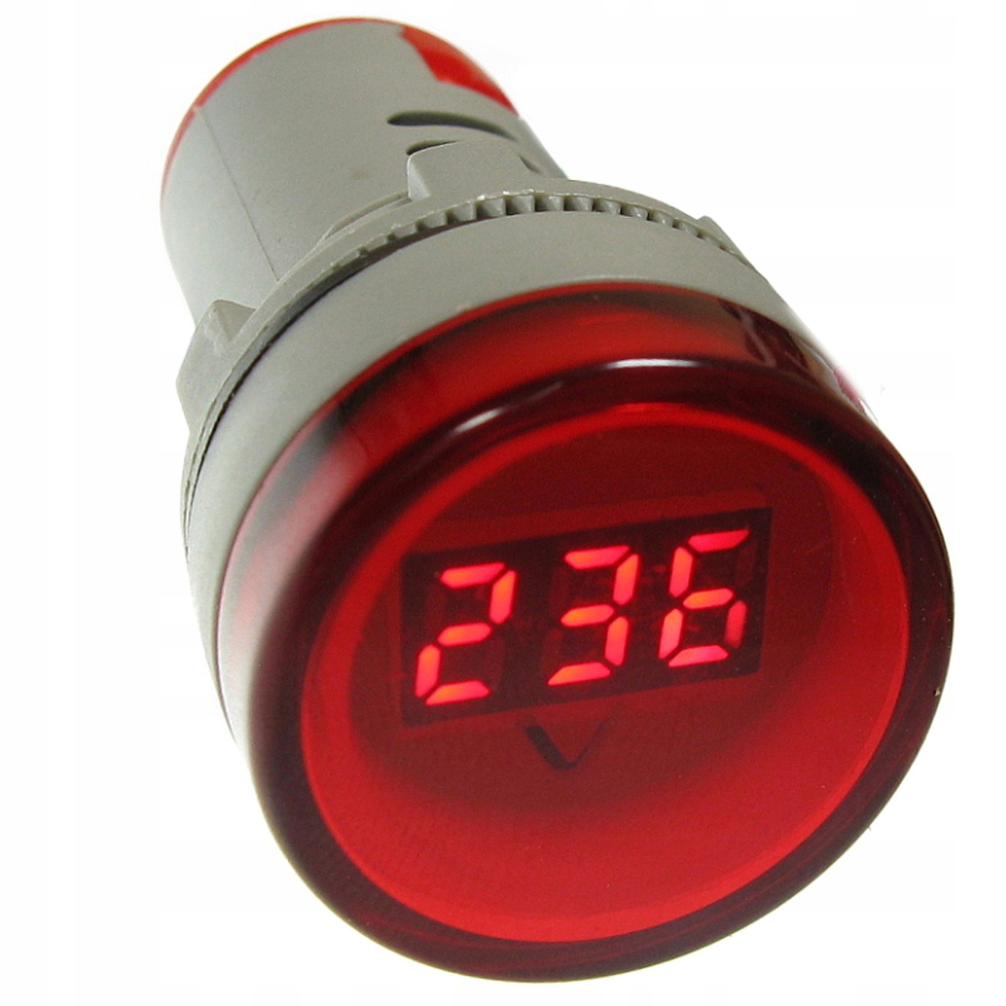 Kontrolka LED czerwona 230V 400V WOLTOMIERZ - miniaturka.