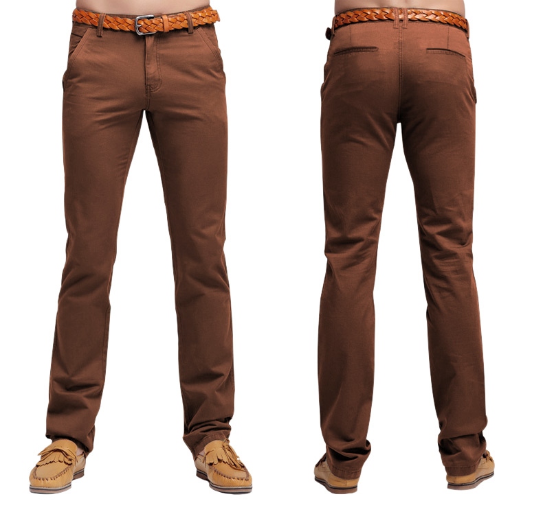 

Spodnie Męskie Chinosy Bawełniane Ed 104cm/36 brąz