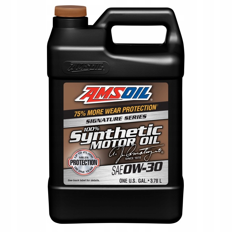 Olej silnikowy AMSOIL 0W30 SIGNATURE SERIES SYNTHETIC MOTOR OIL 3,784L Rodzaj syntetyczne