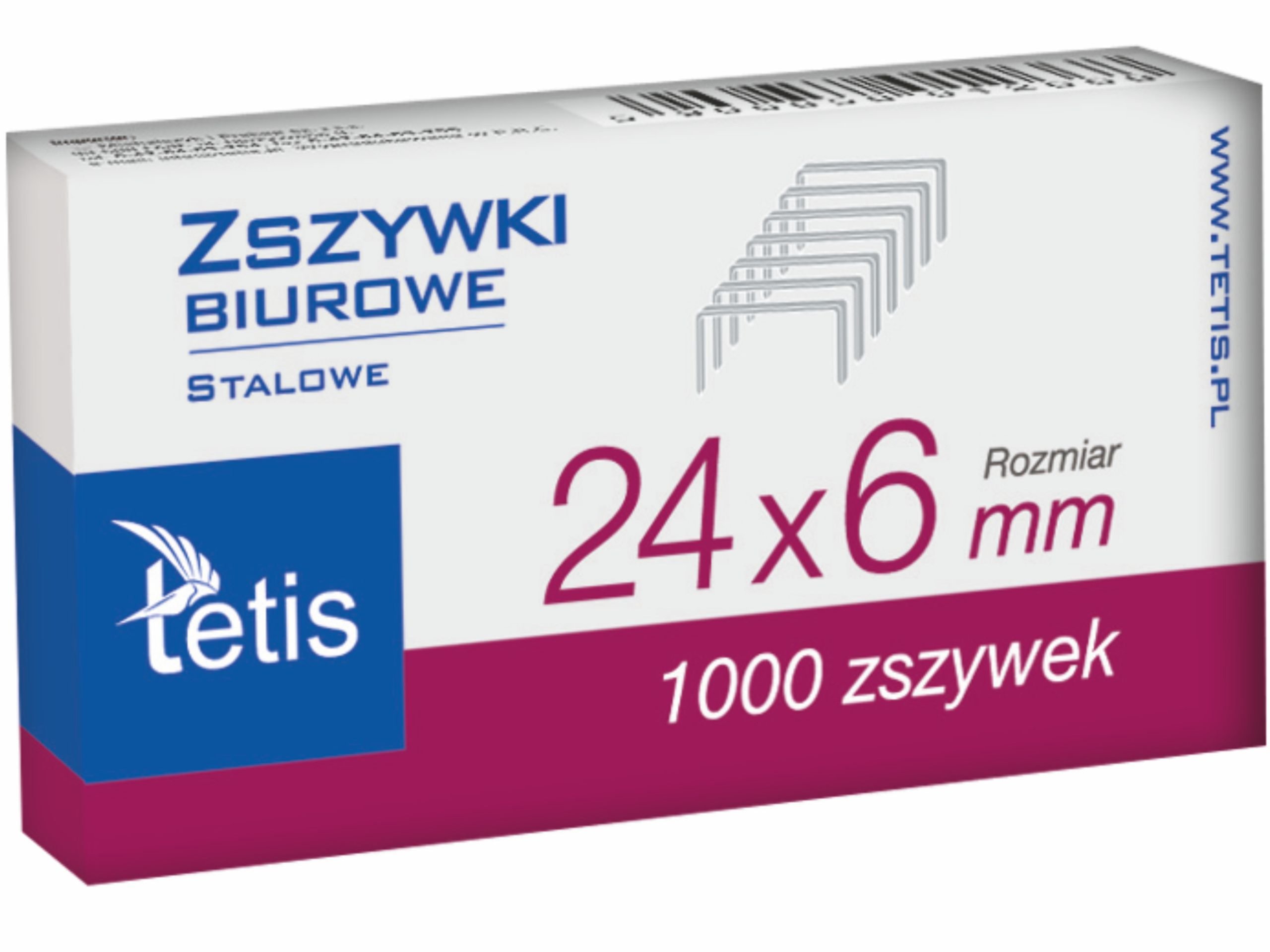 

Zszywki Tetis 24/6 1szt
