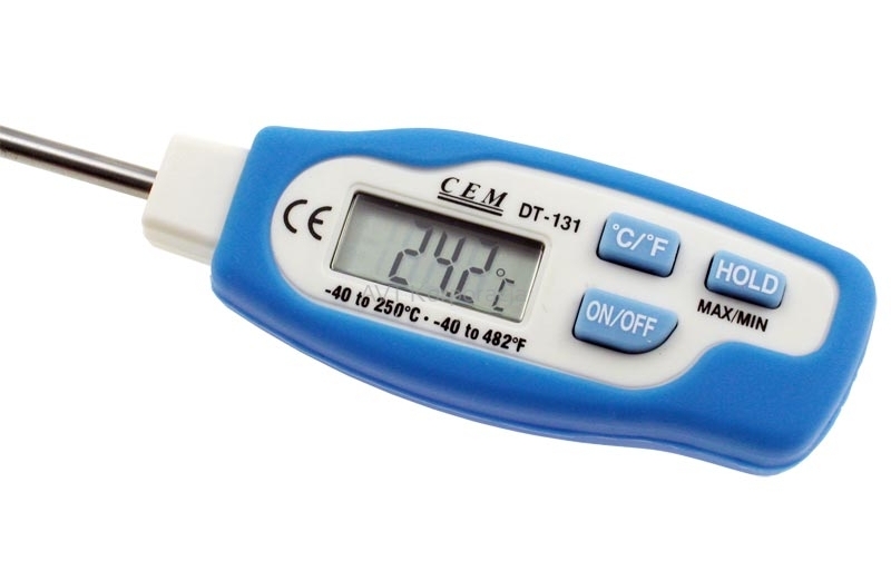 

Termometr bagnetowy od -40°C do +250°C, DT-131